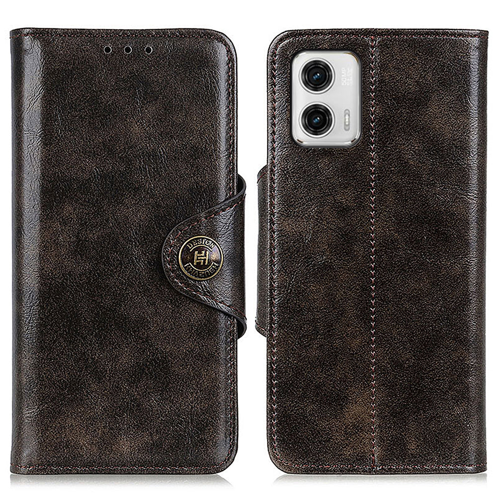 KHAZHEN For Motorola Moto G73 5G PU Leather Stand Case Wallet Protective Phone Cover KHAZHEN For Motorola Moto G73 5G PU Leather Stand Case Wallet Protective Phone Cover